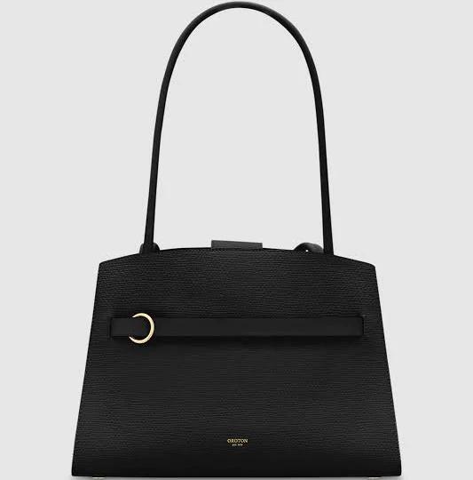 David Jones Oroton Audrey Small Three Pocket Day Bag in Black