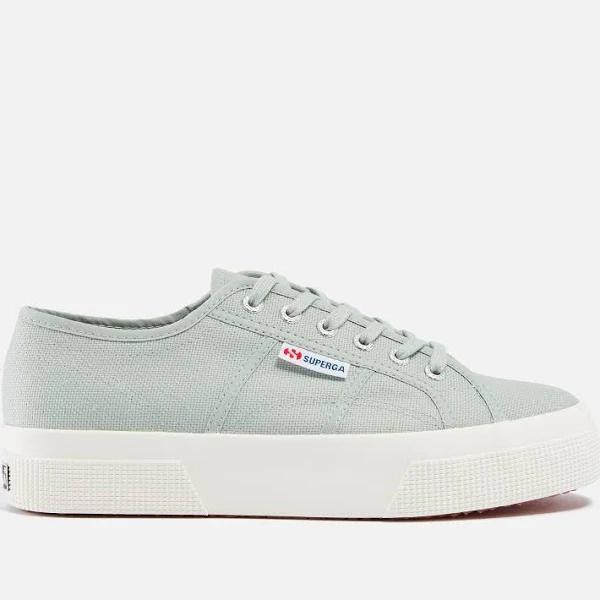 Superga Women's 2740 Canvas Platform Trainers - UK 3