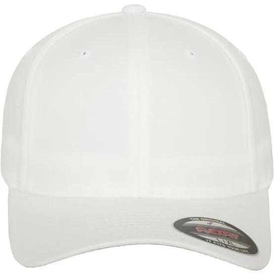 Flexfit Wooly Combed Stretchable Cap - White