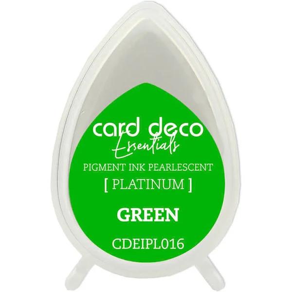 Card Deco Essentials Pigment Ink Pad, Pearlescent Green