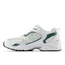 New Balance 530 Shoes White Green - 36