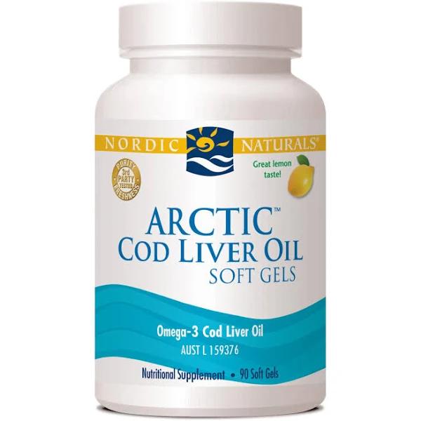 Nordic Naturals Arctic Cod Liver Oil - 90 Soft Gels