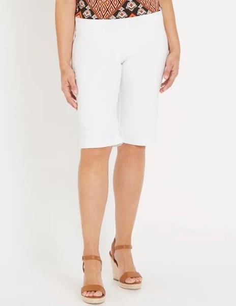 Millers Bengaline Shorts White 18