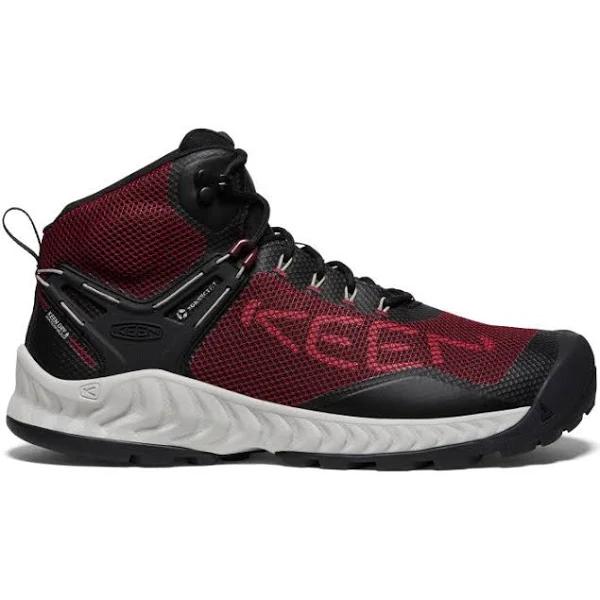 Keen - Nxis Evo Waterproof Walking Boots - Red/Black - UK 7