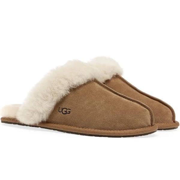 UGG Scuffette II Slippers, Size 4, Brown