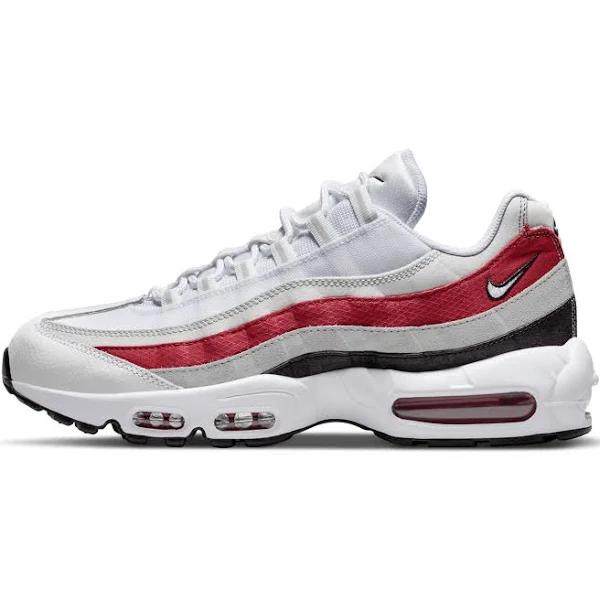 Nike Air Max 95 White Varsity Red Particle Gray