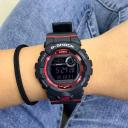 Mens G Shock Gbd800-1D G-Squad Watch Black Red