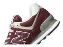 New Balance Men's 574 Core Burgundy/White - Size 14