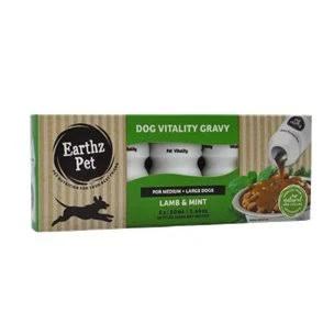 Earthz Pet Dog Vitality Gravy for Medium & Large Dogs Lamb & Mint