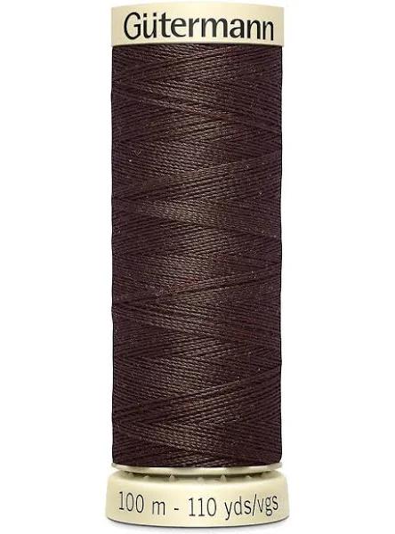 Gutermann Sew-All Thread 100m #774 Dark Chocolate Brown, 100% Polyester