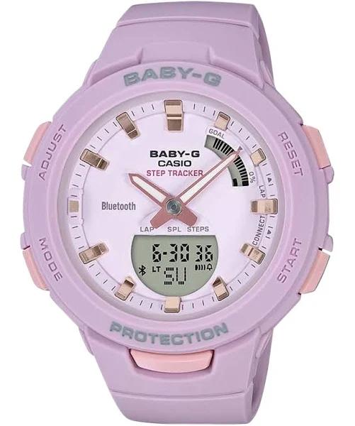 Baby-G BSAB100-4A2 Pink Resin Womens Watch | Grahams Jewellers