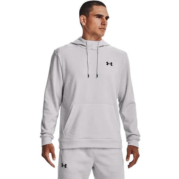 Under Armour Mens Armour Fleece Twist Hoodie Grey S