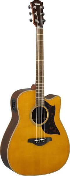 Yamaha A1R Acoustic-Electric Guitar, Vintage Natural