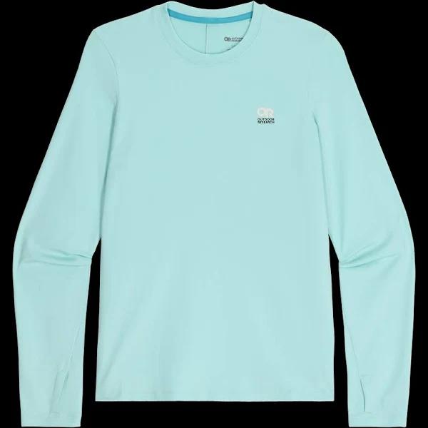 Outdoor Research ActiveIce Spectrum Sun Womens Long Sleeve Top W S / Turquoise