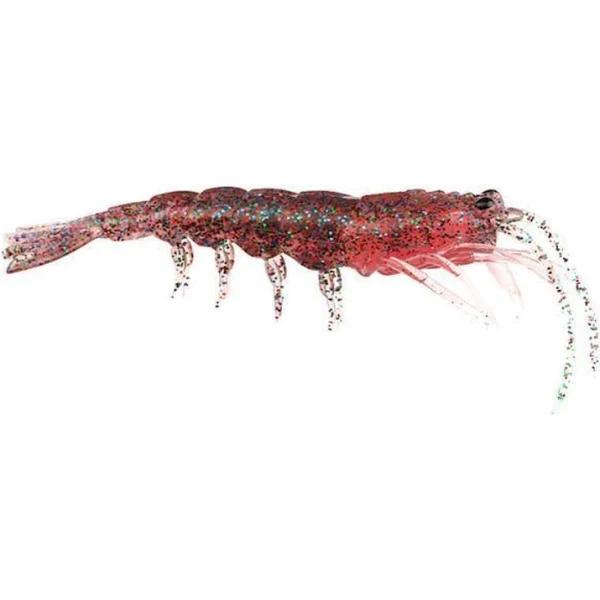 Pro Lure Clone Prawn Soft Plastic Lure 62mm Bloodworm