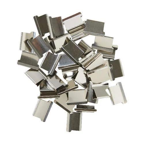 J.Burrows Slide Clips Refills Medium Silver 70 Pack