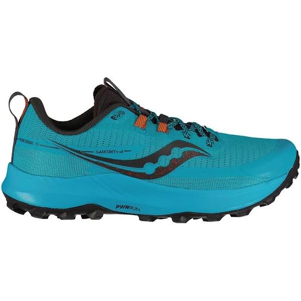 Saucony Peregrine 13 - Mens Trail Running Shoes - Agave/Basalt