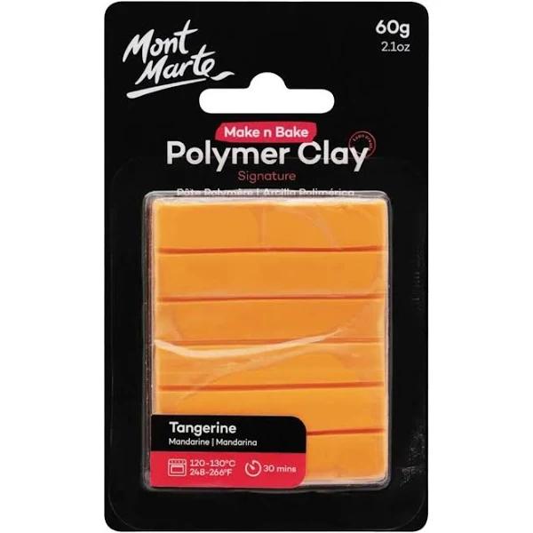 Mont Marte Make N Bake Polymer Clay 60g - Tangerine