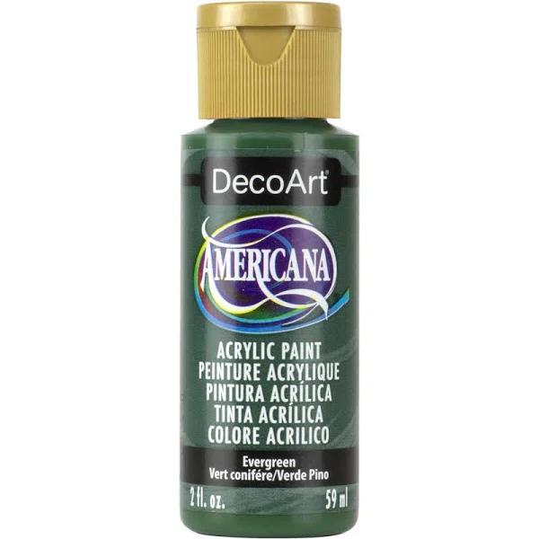 Americana Acrylic Paint 2oz Evergreen - Semi-Opaque