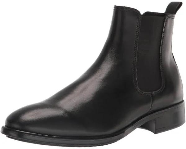 ECCO | Men's Citytray Chelsea Boots | Size 10 | Leather | Black