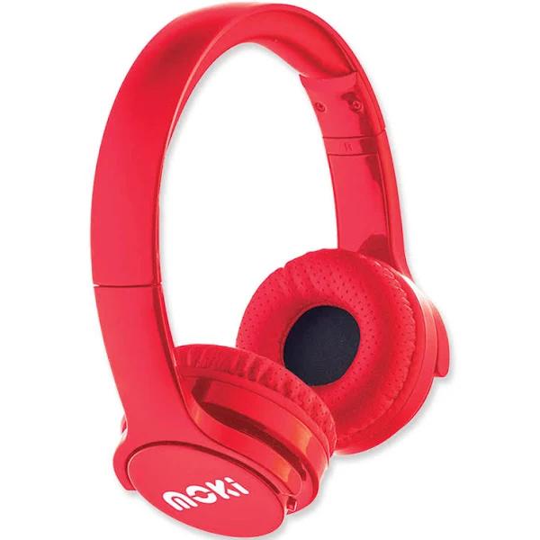 Moki Brites Bluetooth Headphones - Red