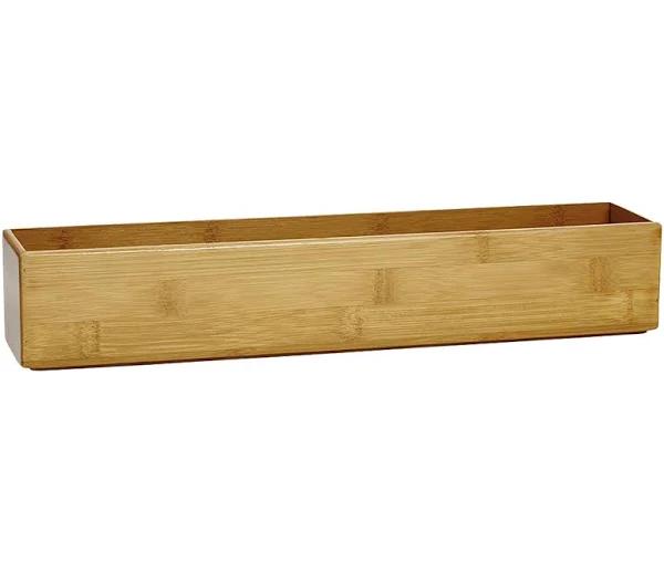 Kmart Large & Narrow Bamboo Drawer Tidy