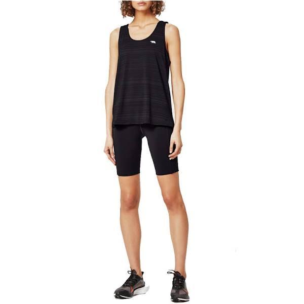 Running Bare Womens Power Move Bike Tight, 10 / Black