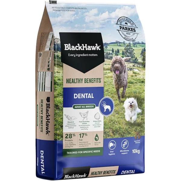 Black Hawk Dog Food Healthy Benefits Dental 10kg