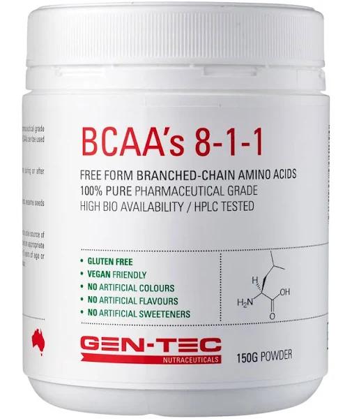 Gen-Tec BCAA's 8-1-1 150g