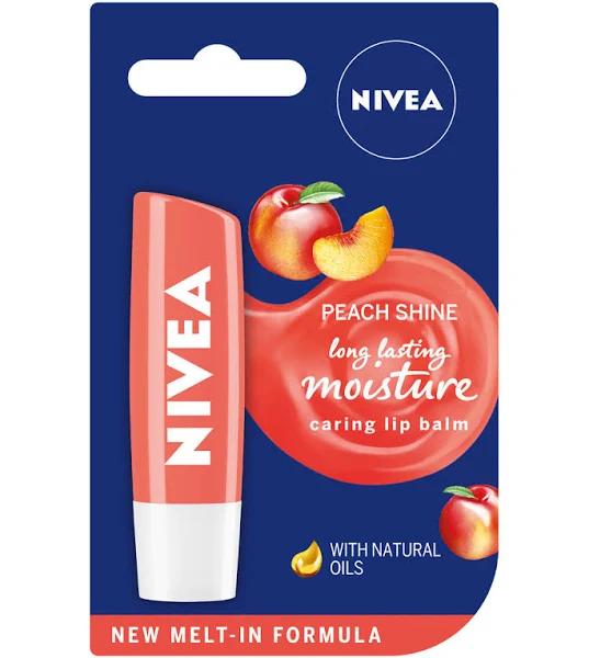 Nivea Lipcare Peach 4.8g | LifeandLooks.com