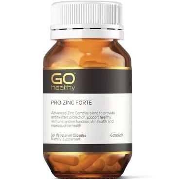 Go Healthy Pro Zinc Forte 30 Vege Capsules