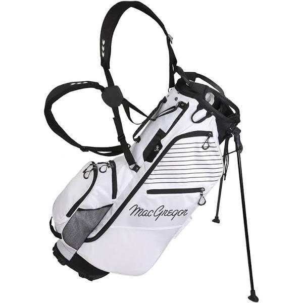 MacGregor Golf VIP 14 Divider Stand Carry Bag With Full Length Dividers - White - AfterPay & zipPay Available