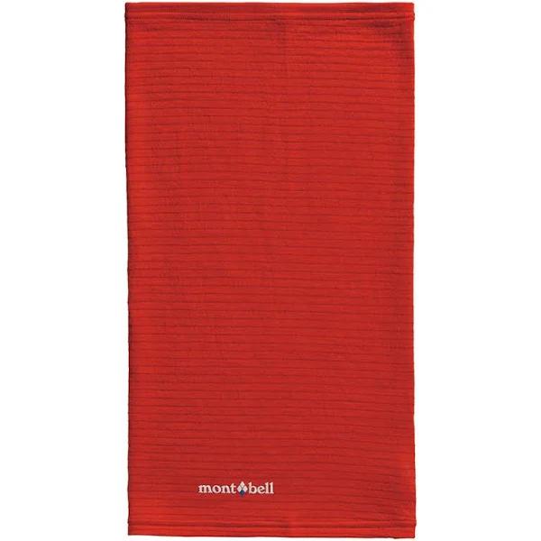 Montbell Merino Wool Exp Neck Gaiter Long Red Brick / M