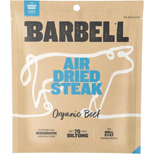 Barbell Biltong Air Dried Steak - 70g - Classic