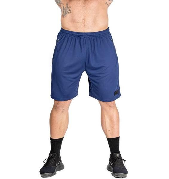 Mens Hauler II Gym Shorts Navy | Bodybuilding Powerlifting Iron Tanks, L