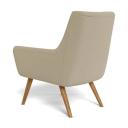 Retro (No Buttons) Fabric Occasional Armchair Toast by Freedom