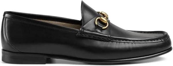 Gucci - Men - Horsebit 1953 Leather Loafers Black - UK 7