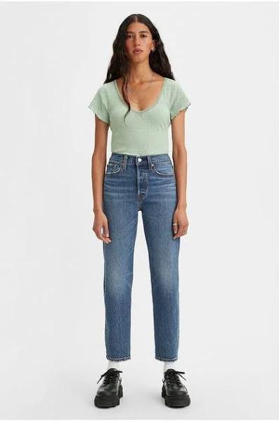 David Jones Levi's Wedgie 28" Straight Jean in Unstoppable Wear, Size 25 in