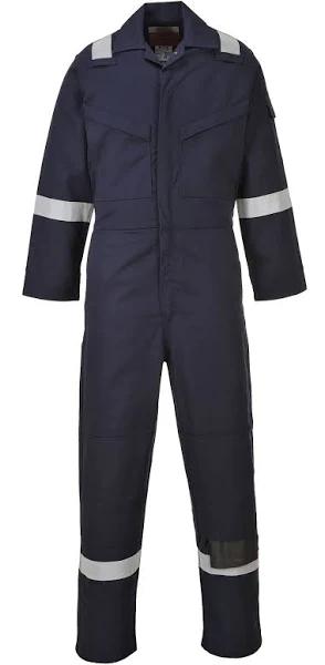 Portwest FR50 Flame Resistant Anti-static Coveralls 350g Navy XXL