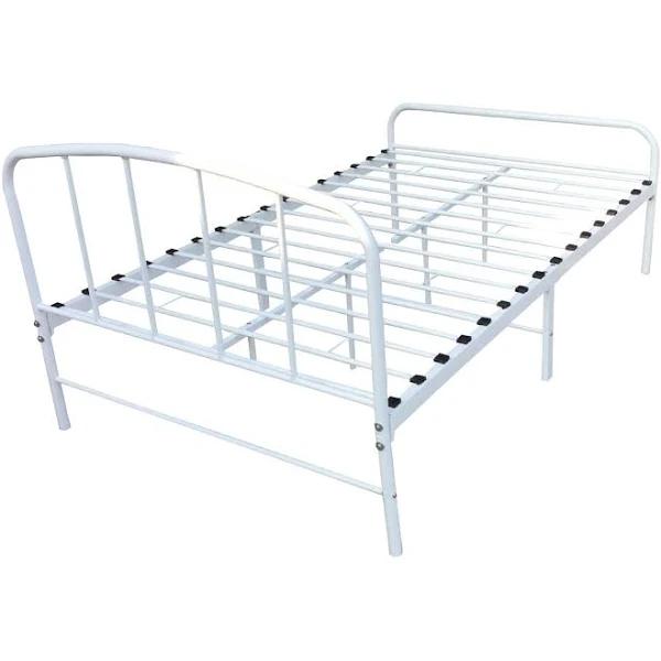 Oliver White Metal Bedframe - Queen - AfterPay & zipPay Available