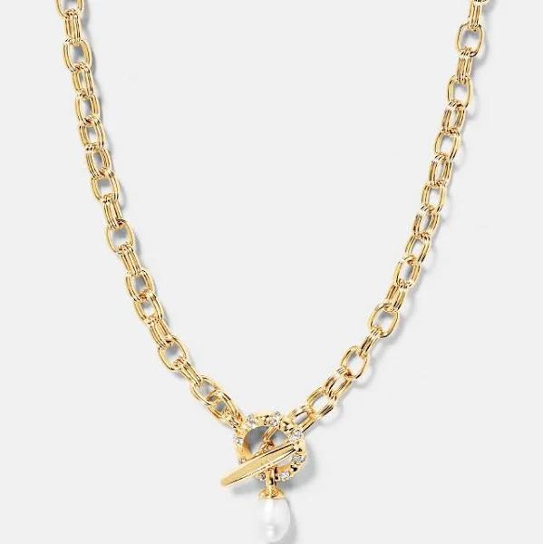 Mimco Everly Pendant Necklace in Gold