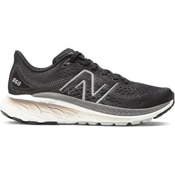 New Balance Women's Fresh Foam x 860v13 Black/White/Castlerock - Size 6