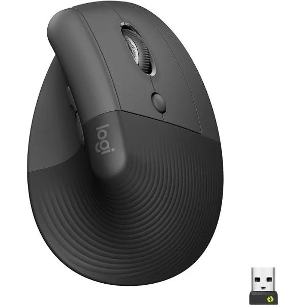 Logitech Lift Vertical Ergonomic Mouse - Graphite