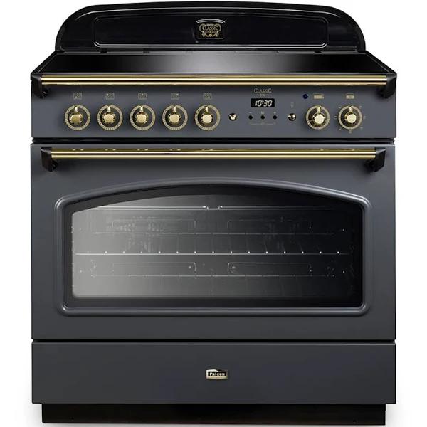 Falcon Classic FX 90cm Induction Range Cooker Slate/Brass CLA90FXEISL/BR