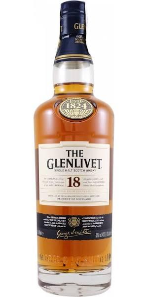 Glenlivet 18 Year Old Single Malt Scotch Whisky 700ml