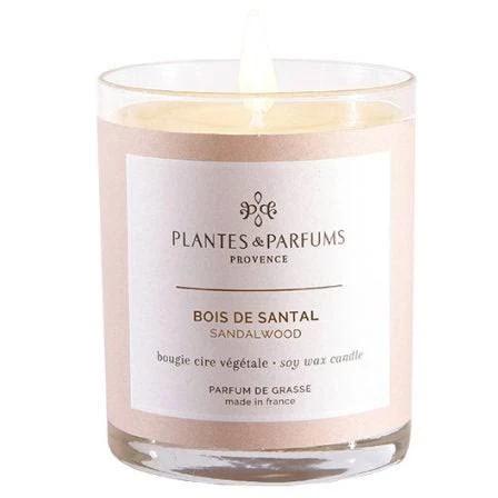 Plantes & Parfums 180g Handcrafted Perfumed Candles - Sandalwood