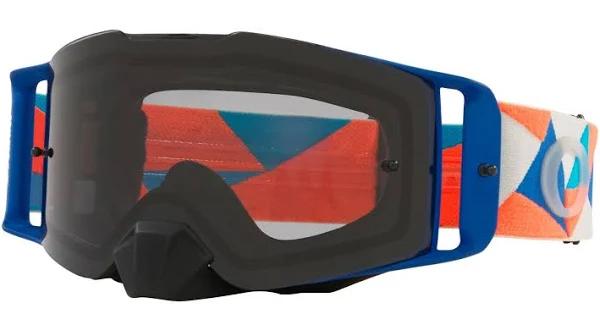 Oakley Front Line Mens Motocross Goggles - Tri-orange/light Grey Lens