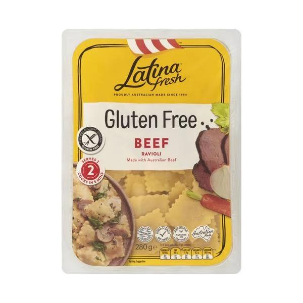 Latina Fresh Gluten Free Beef Ravioli Pasta 280g