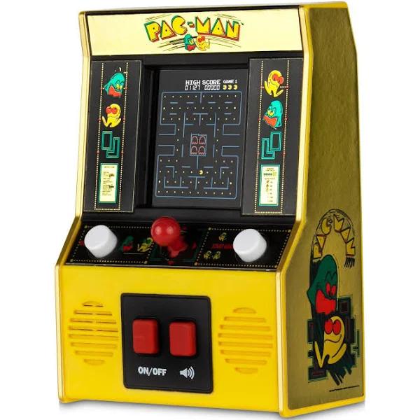 Basic Fun Arcade Classics - Pac-Man Color LCD Retro Mini Arcade Game