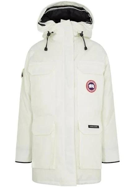 Canada Goose Expedition Hooded Parka - White - Xs